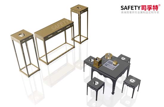 圍爐煮茶 | 感受人間煙火氣，消防安全莫大意。[炭火爐|鋼圍爐|精制鋼圍爐茶桌]