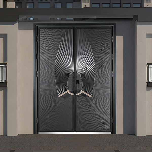 精雕鋁板卡門 高端別墅門定制(圖1) 精雕鋁板卡門 高端別墅門定制(圖1)