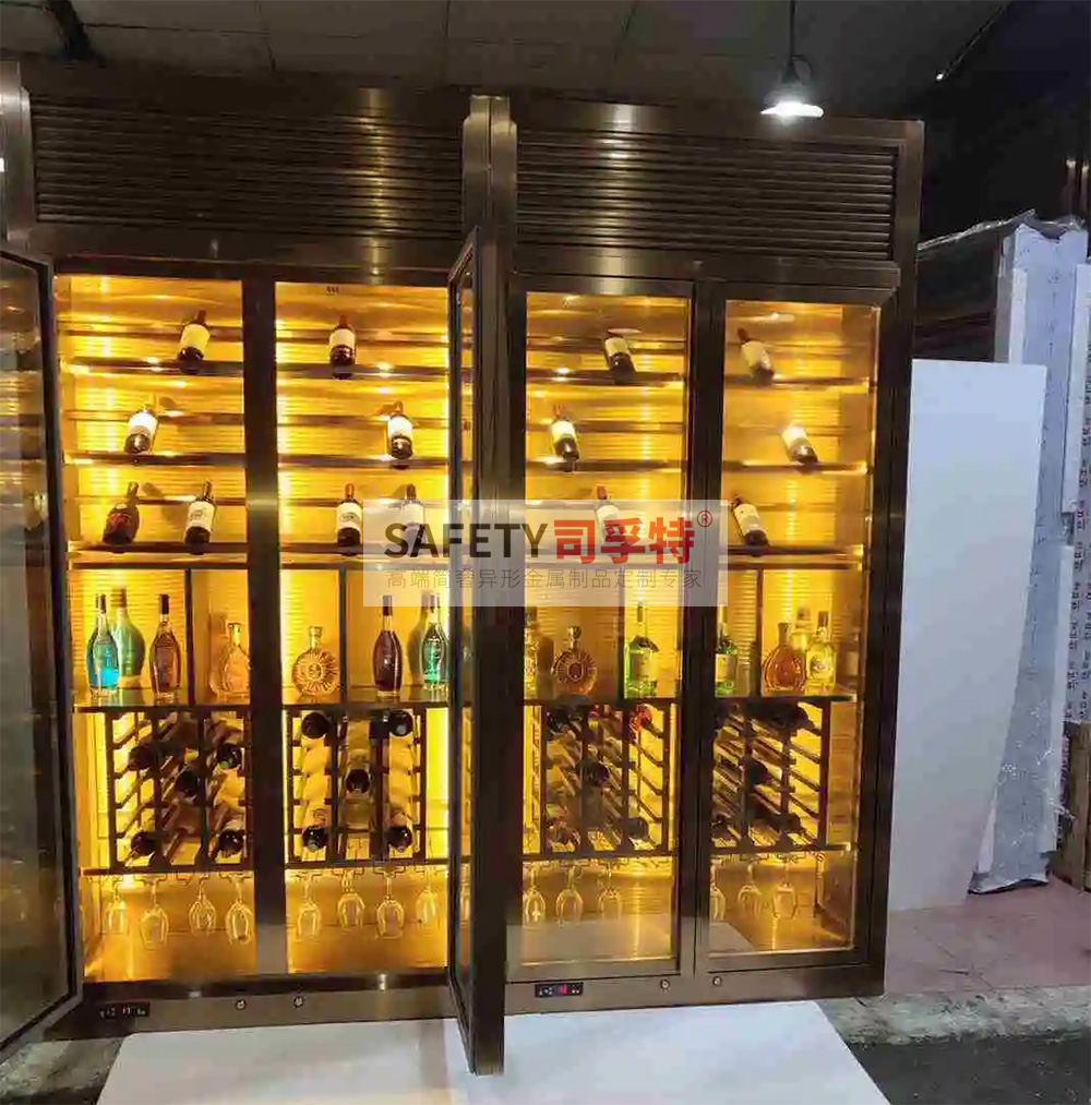 不銹鋼酒柜款式多樣，美觀時(shí)尚，經(jīng)久耐用(圖3)