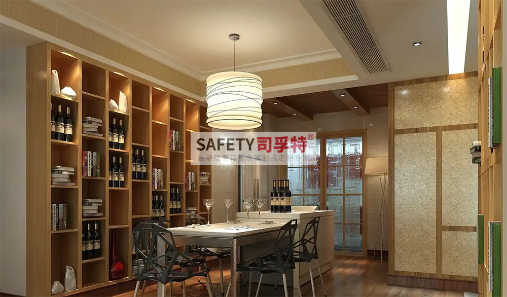 酒柜放到哪里合適？什么酒柜顯得高檔？【不銹鋼酒柜(圖4)