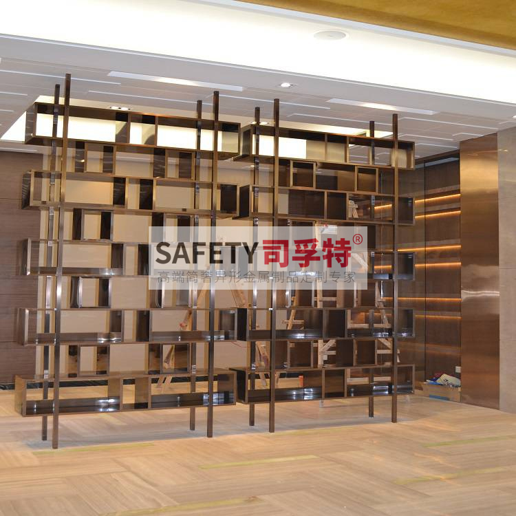 不銹鋼博古架:新中式裝修美學(xué)家具(圖5) 不銹鋼博古架:新中式裝修美學(xué)家具(圖5)