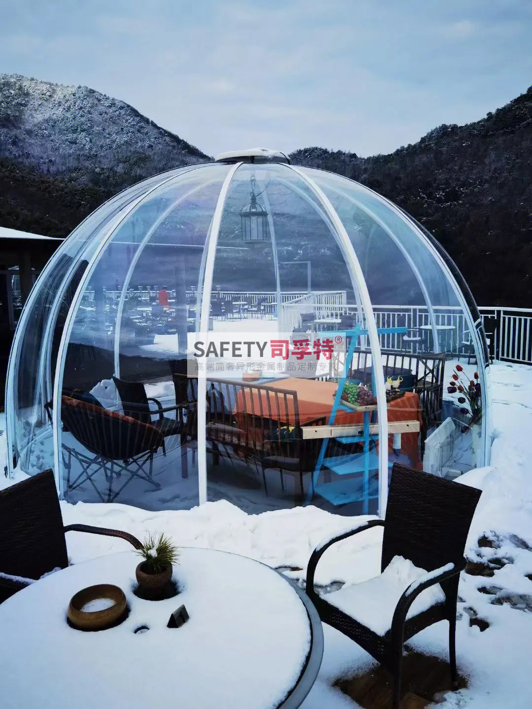 精制鋼透明民宿屋，仰望星空如夢(mèng)似幻，浪漫至極(圖3)