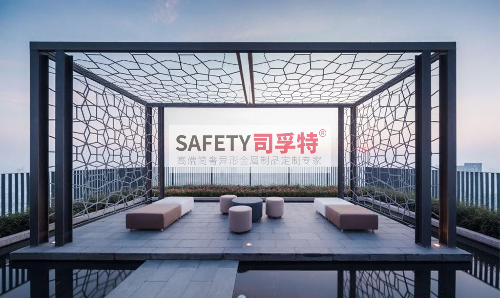 庭院景觀設(shè)計(jì):精制不銹鋼(鋁藝)涼亭搭配智能遮陽(yáng)(圖7) 庭院景觀設(shè)計(jì):精制不銹鋼(鋁藝)涼亭搭配智能遮陽(yáng)(圖7)