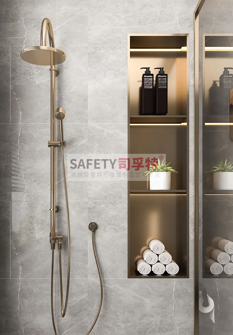 現(xiàn)代不銹鋼壁龕，墻內(nèi)收納空間設(shè)計(jì)首選[司孚特不銹鋼壁龕](圖1)