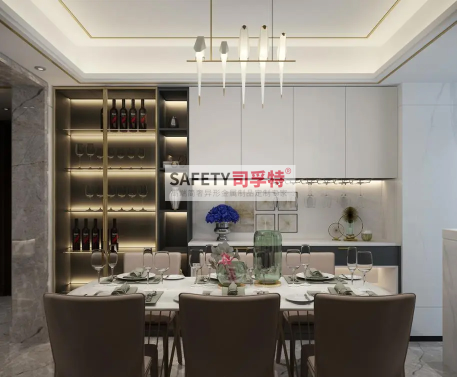 不銹鋼酒柜作用大嗎？小家庭裝修能不能裝(圖4)