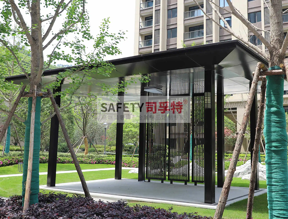 精制不銹鋼涼亭逐漸代替木質(zhì)涼亭，精制不銹鋼涼亭有哪些優(yōu)勢(shì)(圖3)