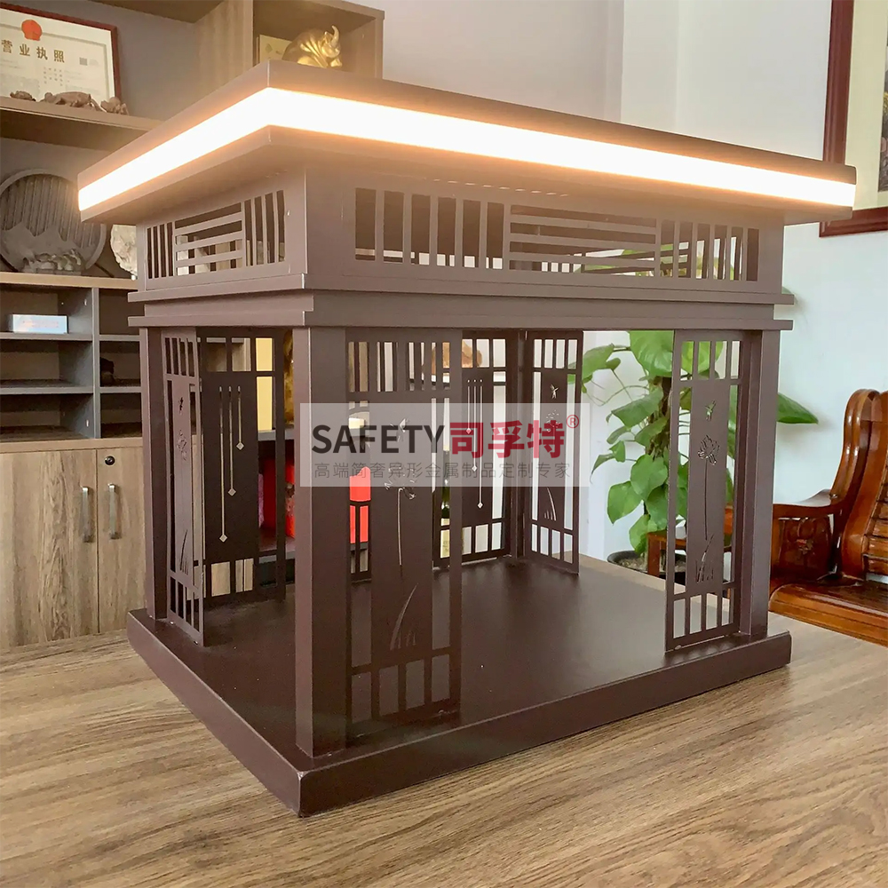 精制不銹鋼涼亭逐漸代替木質(zhì)涼亭，精制不銹鋼涼亭有哪些優(yōu)勢(shì)(圖4)